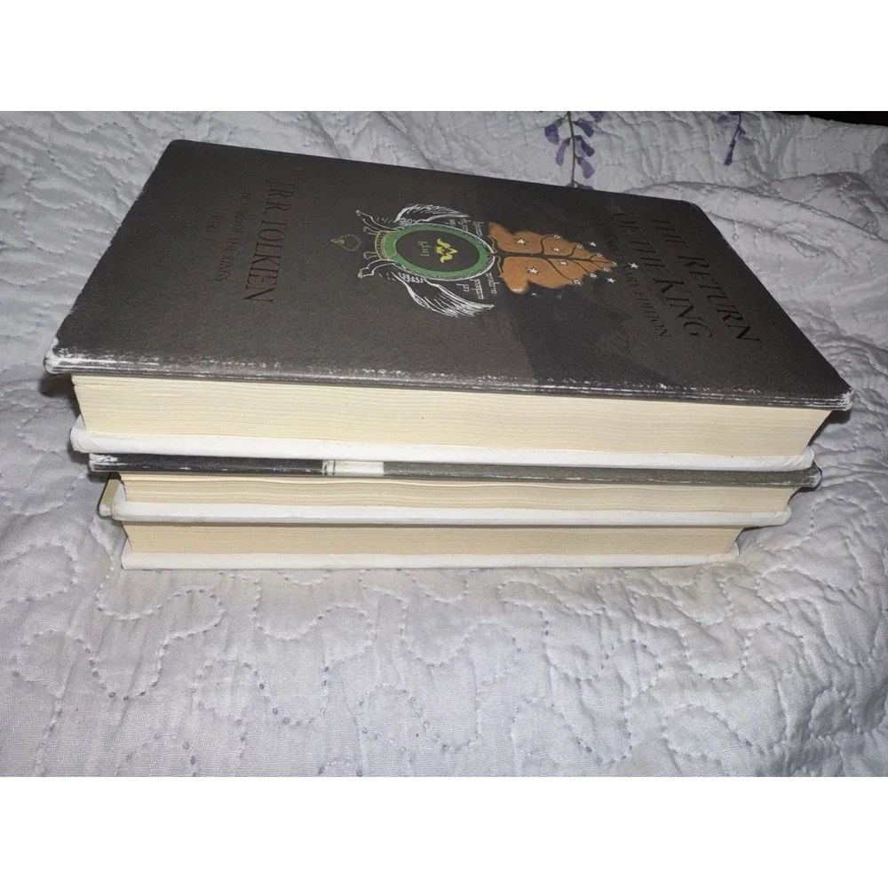Lord of the Rings 50th Anniversary Hardcover Slipcase JRR Tolkien Books 1-3